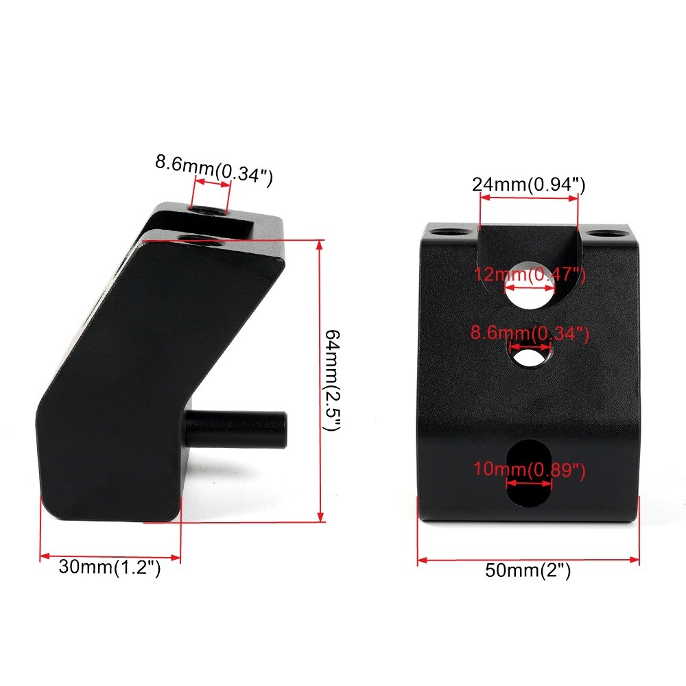 For Tacoma 2005-2022 Front Seat 1.25" Riser Seat Spacers Jacker Lift Kit 4PCS