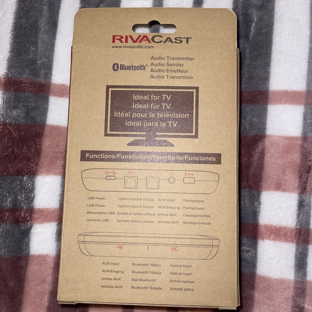 RIVA CAST Bluetooth Audio Transmitter New!! Buy More And Save!