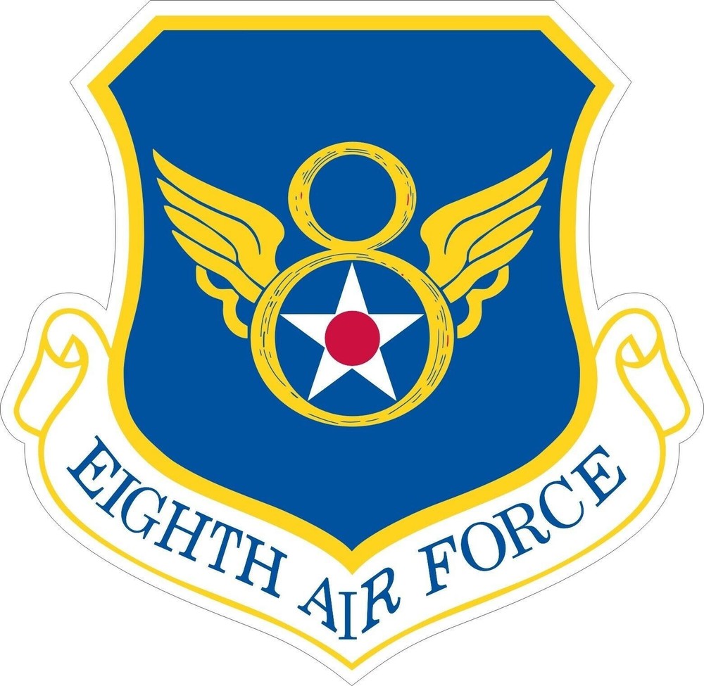 USAF 8th Air Force Adhesive Vinyl Decal