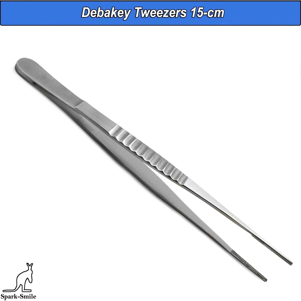 DeBakey Thumb Forceps Atraumatic Tissue Tweezers Hemostatic Instruments CE