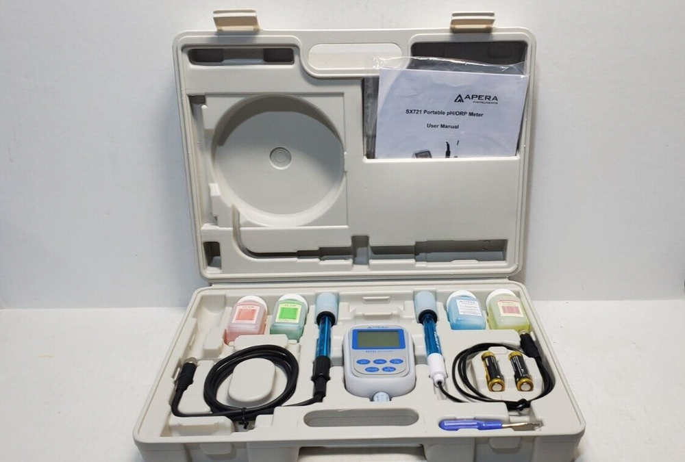 APERA Instruments SX721 pH/ORP/Conductivity/TDS ++ Portable Meter Kit