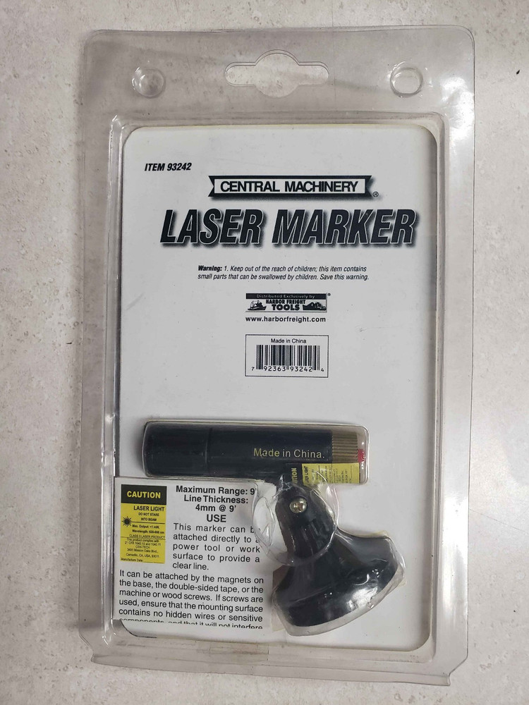 Harbor Freight Laser Marker