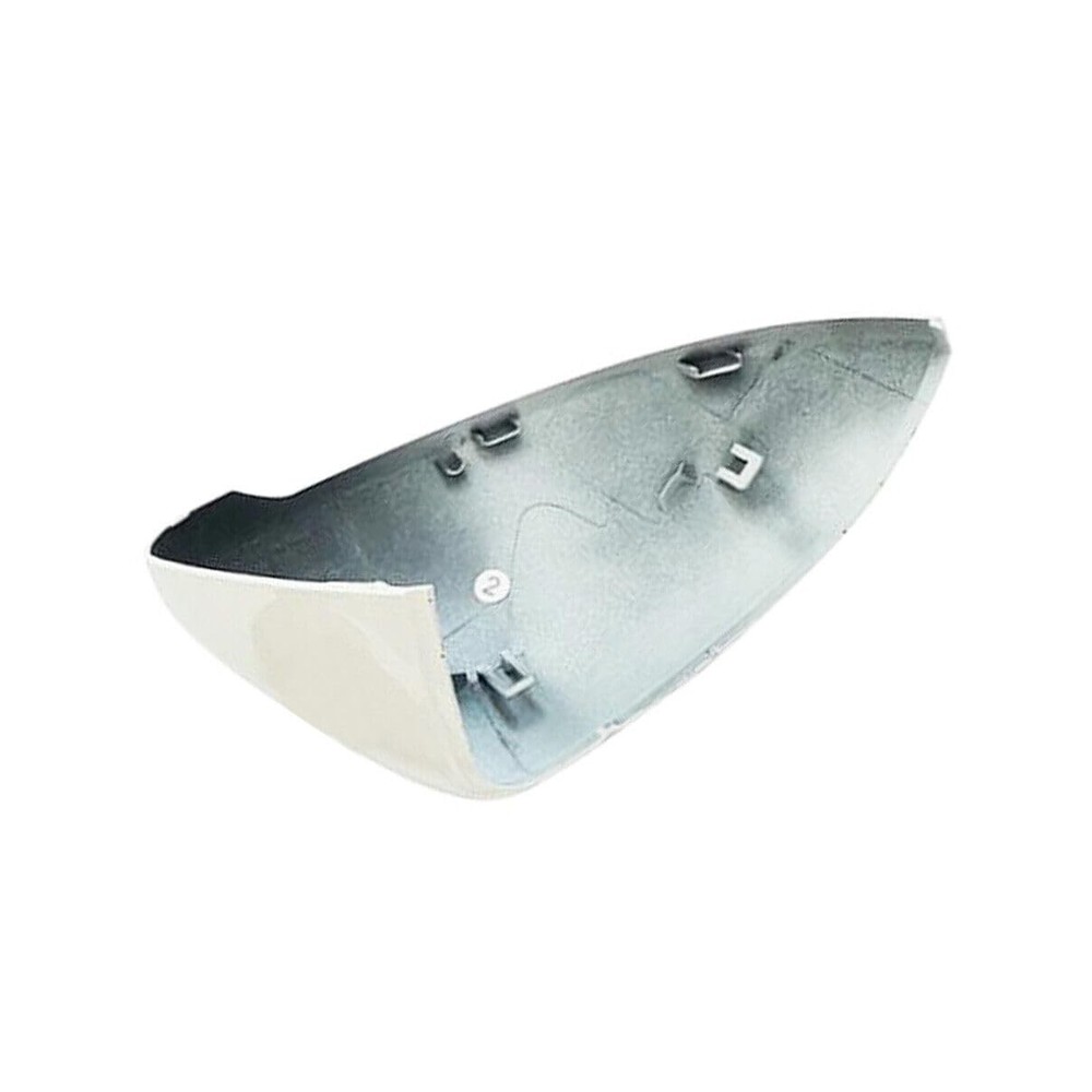 Left+Right Rearview Mirror Cover Side Caps for VW Golf Medium, White