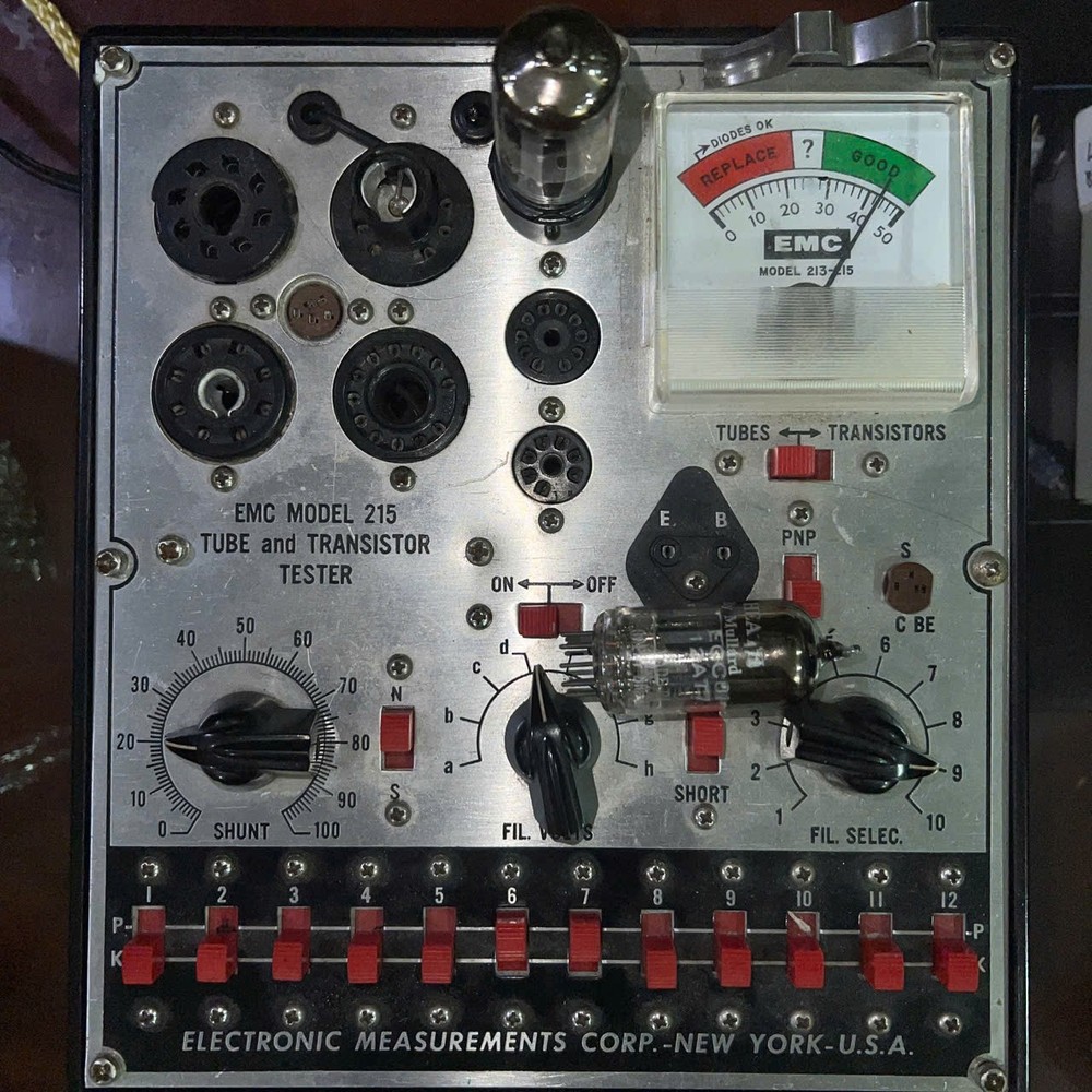 MULLARD 12AT7 ECC81 SQUARE GETTER TK1 R8E SAME CODE PAIR TUBES