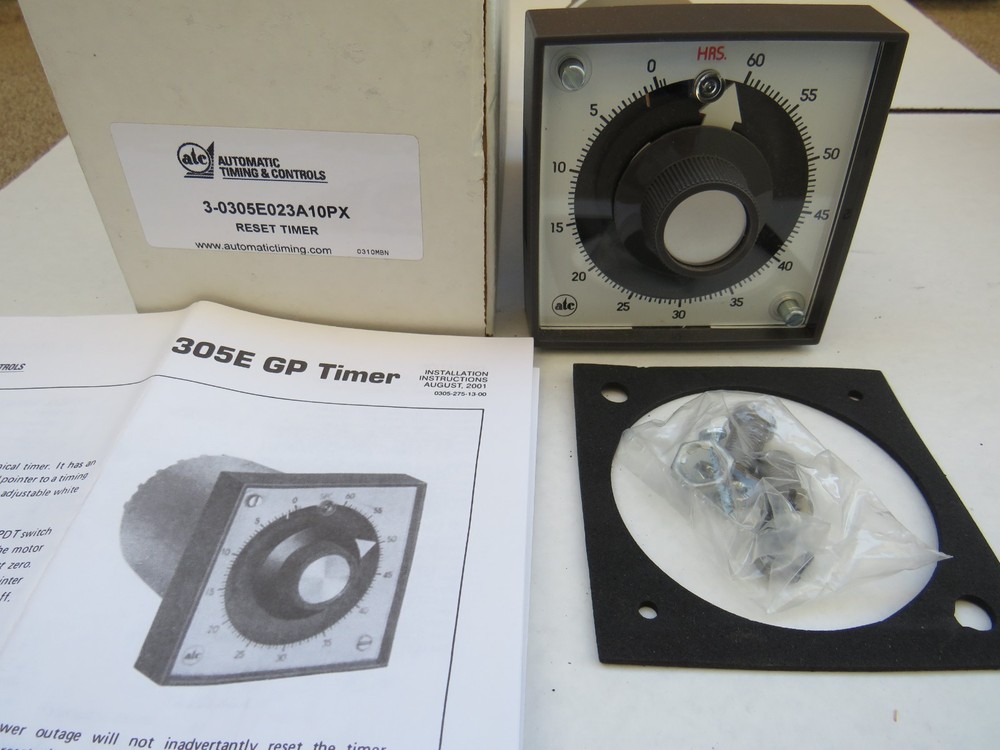 ATC timer control Reset Timer 30305E023A10PX 0-60 Hour Analog 305E GP