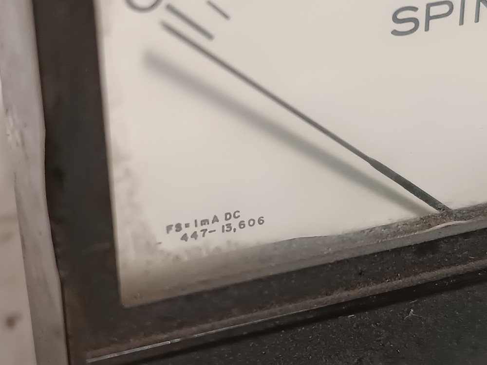 API Instruments 447-13 606 Spindle % Load Panel Meter 0-200 Range