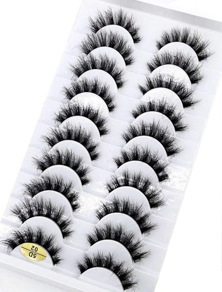 Faux mink lashes natural short