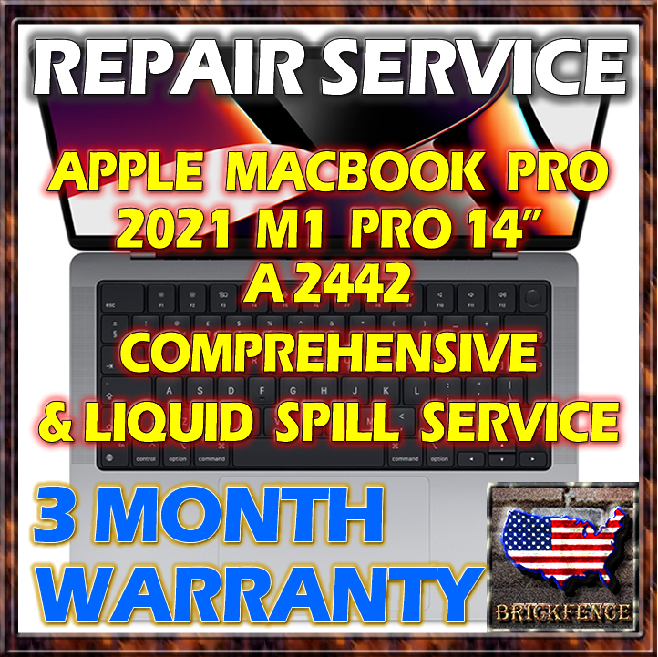 MACBOOK PRO 14 A2442 M1 PRO 2021 LAPTOP 820-02098 LAPTOP LOGIC BOARD REPAIR