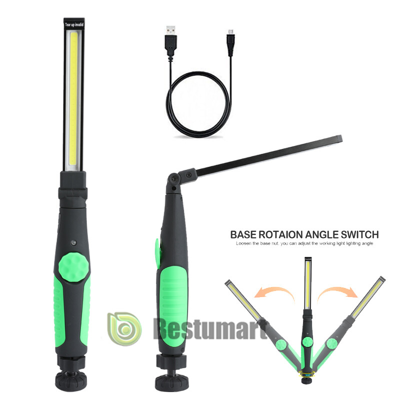 2x Multifunction Rechargeable COB LED Slim Work Light Workshop Auto Lamp 10000LM