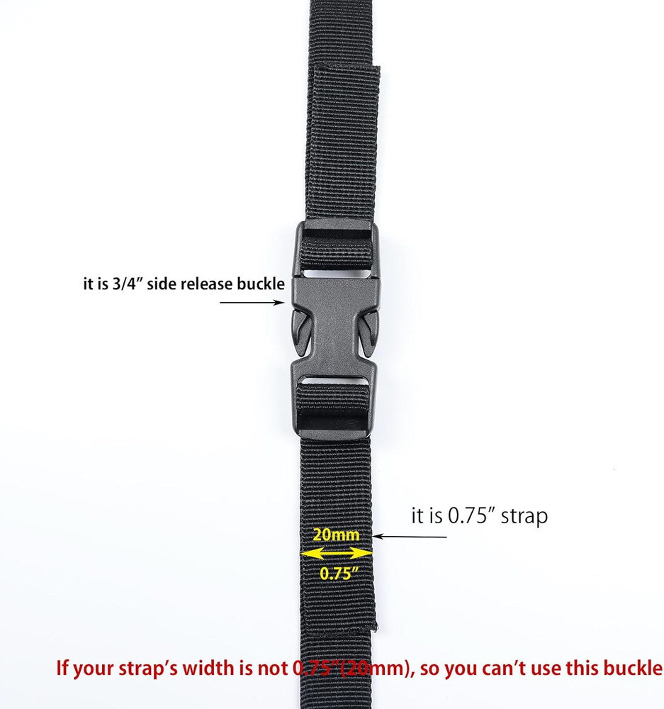 Quick Side Release Buckles,Heavy Duty Plastic Snap Buckle Clasps Backpack Clips