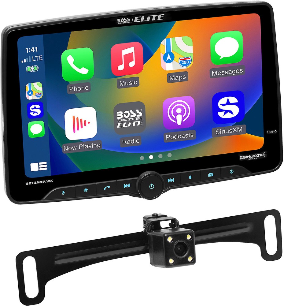 BOSS Audio Elite BE12ACP.WXC Digital Multimedia Receiver + Camera