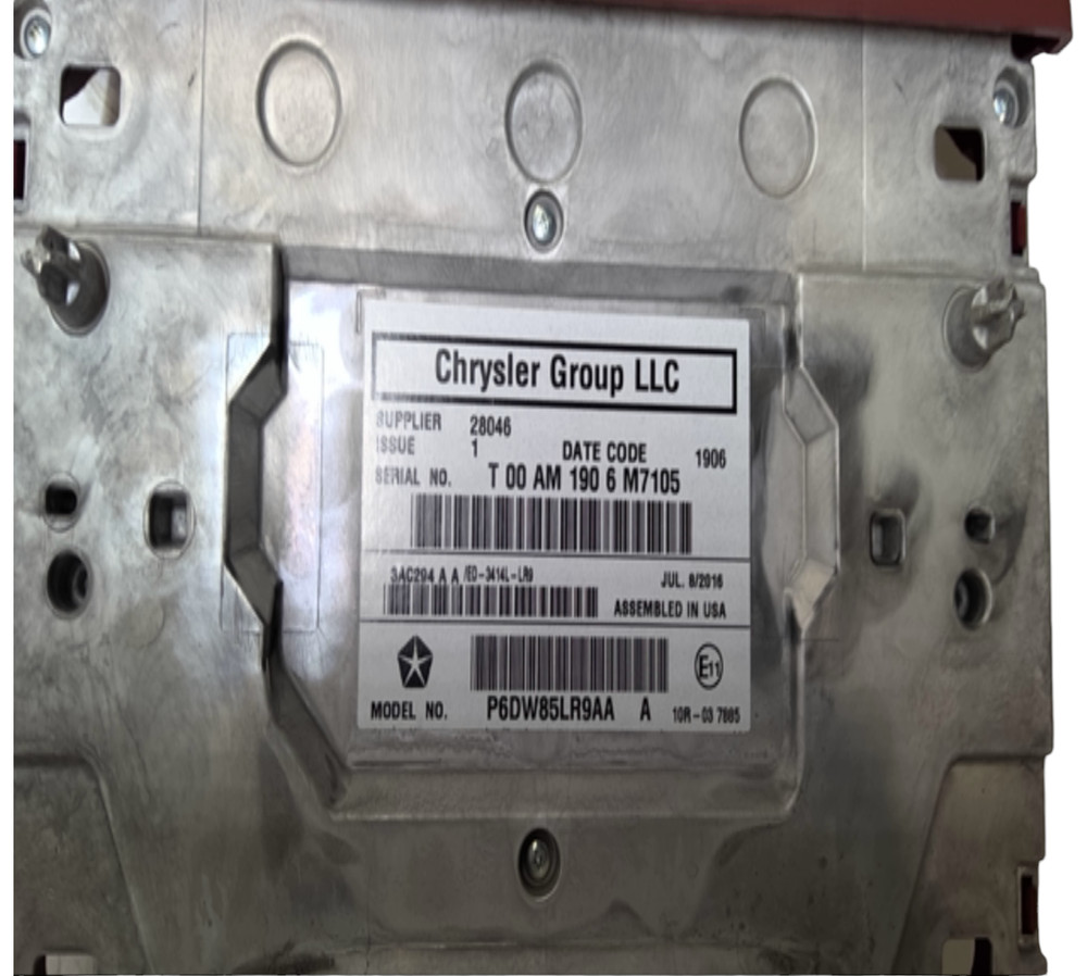 MOPAR DIGITAL VERSITILE DISC 6DW85LR9AA NEW OEM