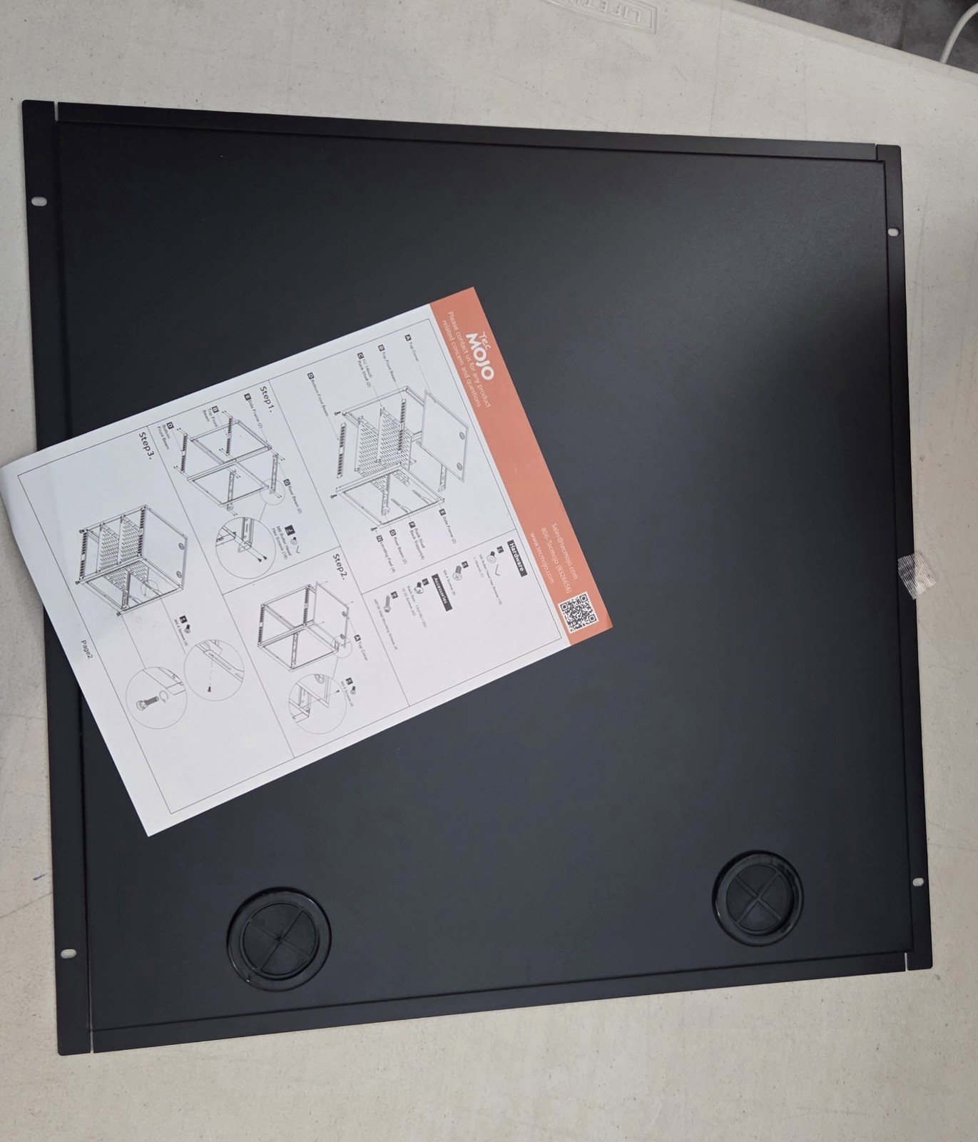 Tecmojo 12U Open Frame Network Rack for IT & AV Gear, AV Rack #2541P Y4X2