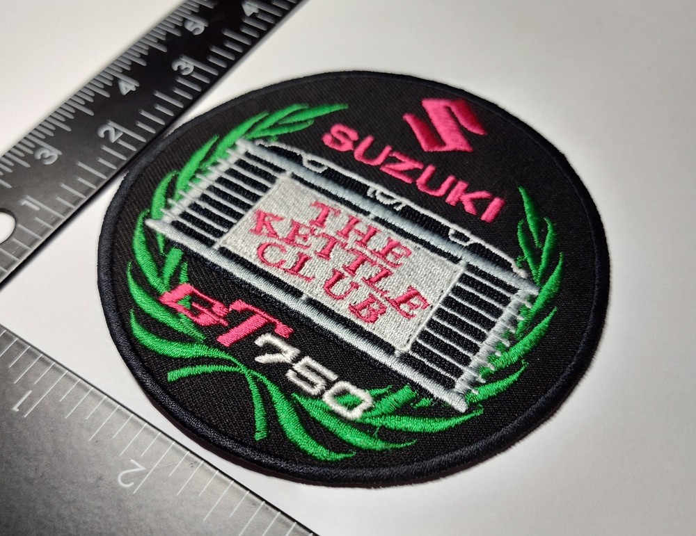 Suzuki GT750 Large Patch NOS Hook Loop Tactical Backpack NOS High Quality Patch