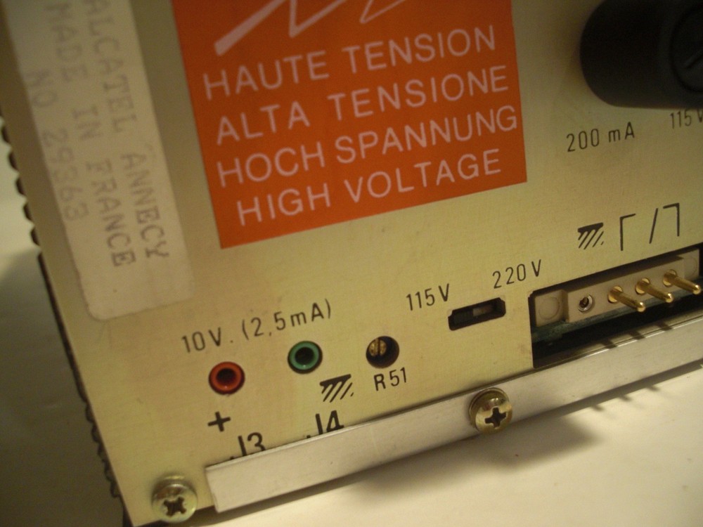 EX Working Alcatel FA 111 Controller for High Vacuum Cold Cathode Penning Gauge