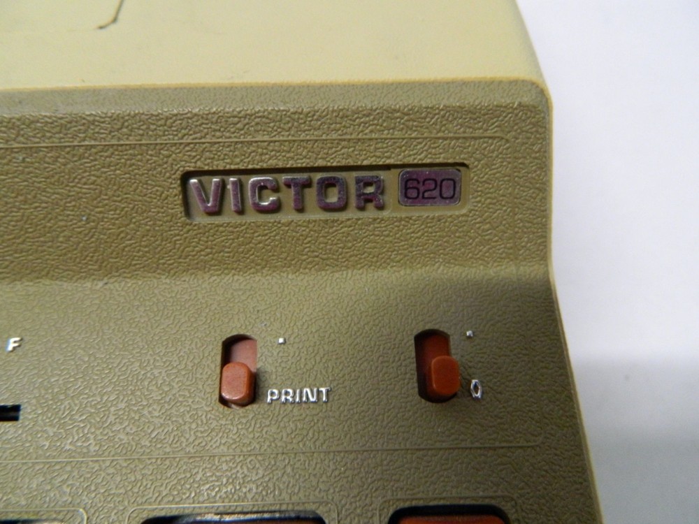 Vintage Victor 620 Adding Machine With Print Function Fully Functional See Video