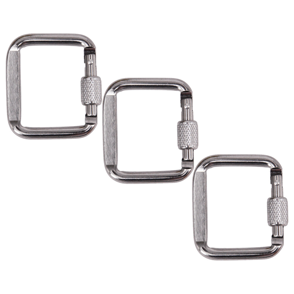 Keychains Spring Snaps Buckle Quick Link Carabiner Safety Locking