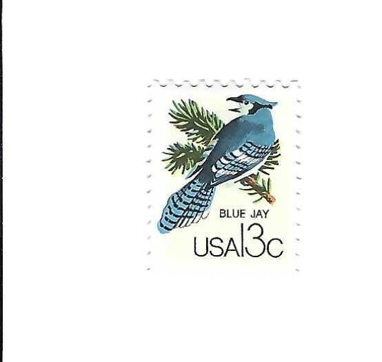 STAMP US SCOTT 1757d "Blue Jay" 13 CENT 1978 MNH