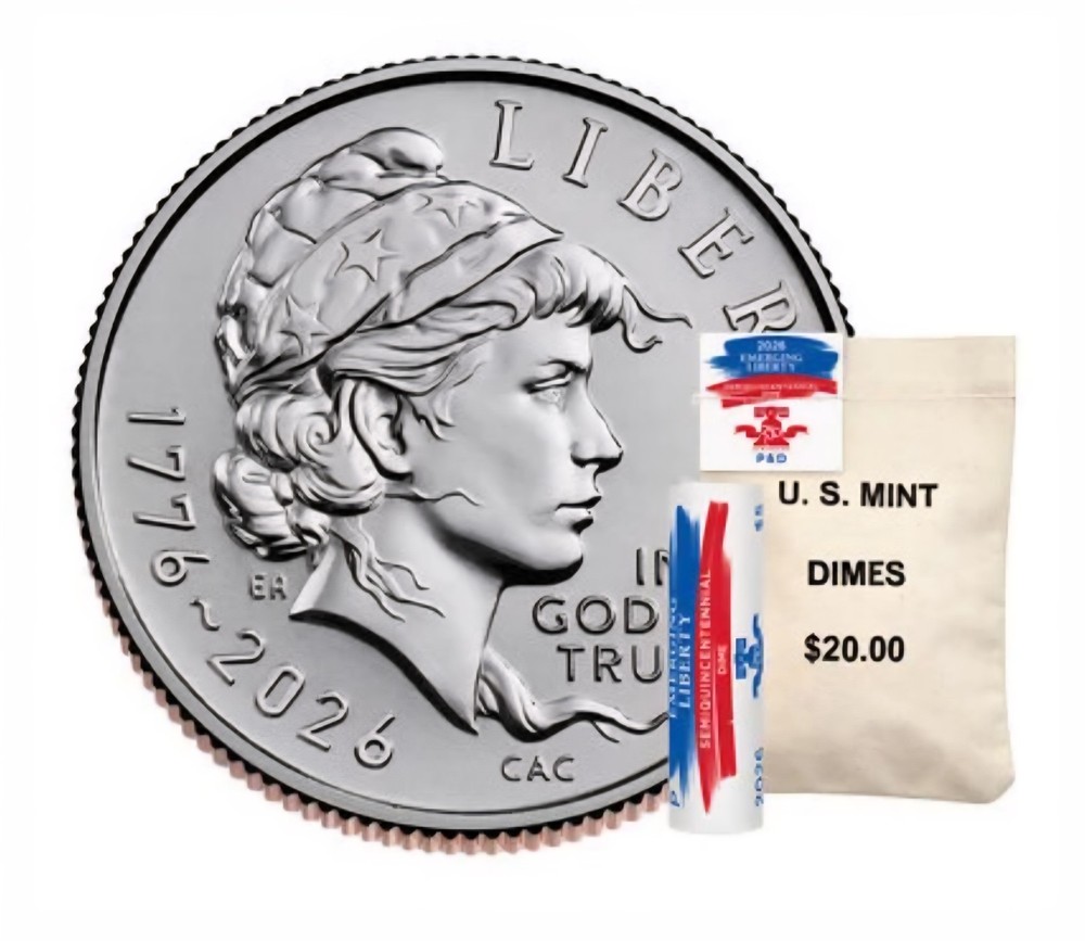 Semiquincentennial Dime 2026 Bag - Emerging Liberty - In Hand