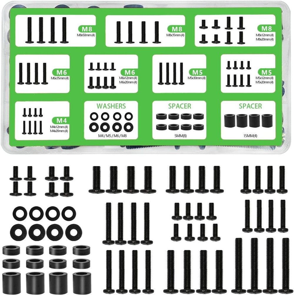 TV Mounting Screws and Hardware Kit