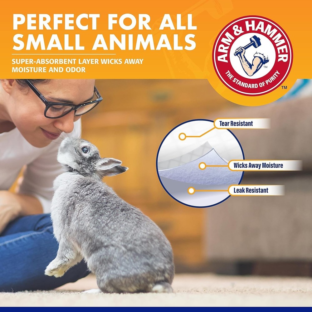 Best Cage Liners for Small Animals - 7 Count Moisture-Wicking & Odor Control