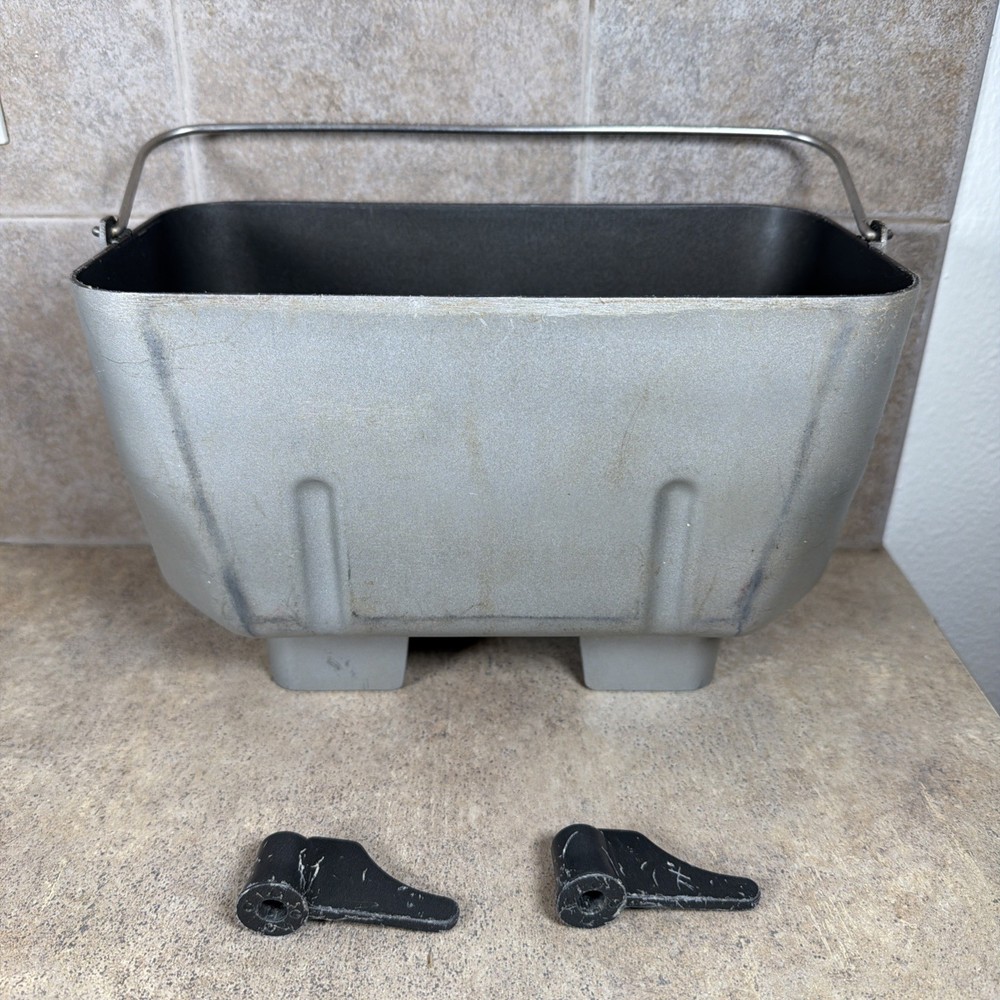 Breadman Bread Maker Machine Replacement Dual Pan w/ 2 Paddles Model TR810