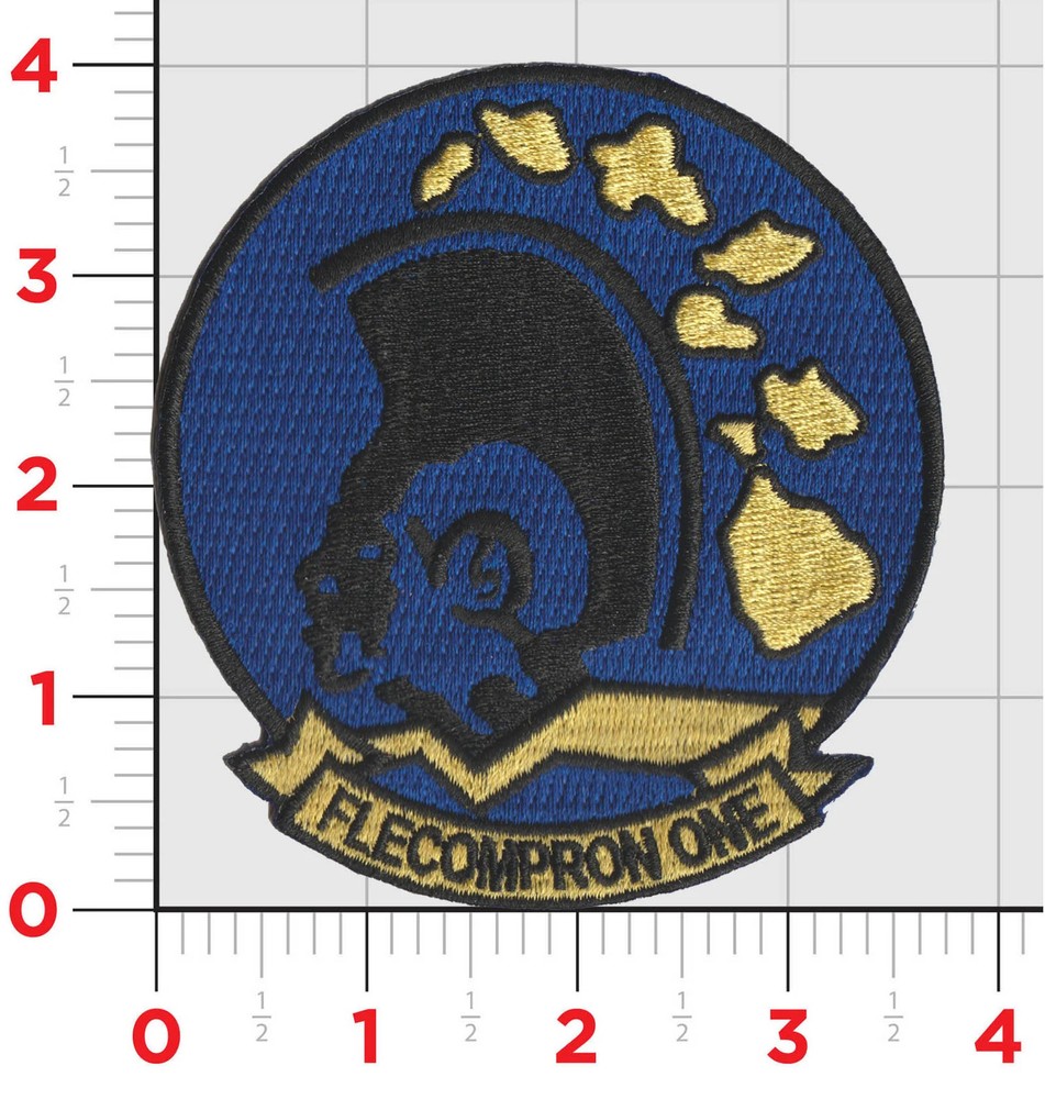 Officially Licensed US Navy VC-1 FLECOMPRON Blue Alii patch