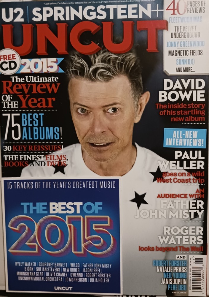 David Bowie UNCUT Magazine w/CD 2016