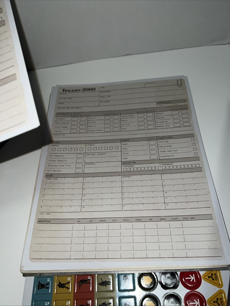 Twilight 2000 RPG: Core Box Set Open Box Still New Inside