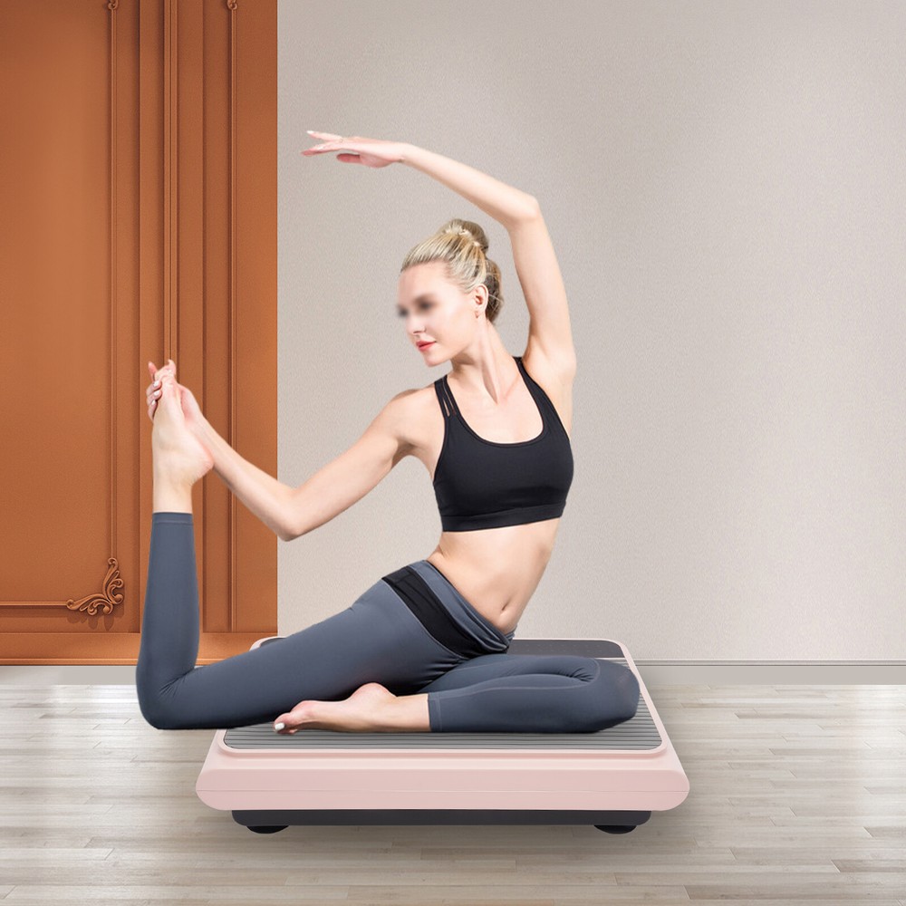 200W Vibration Plate for Full Body Workout with Bluetooth & LED Lights