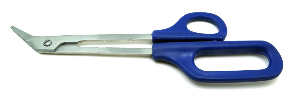 Micro Toothing Scissors 8" Angled End 1.5" Universal Ergonomic Instruments