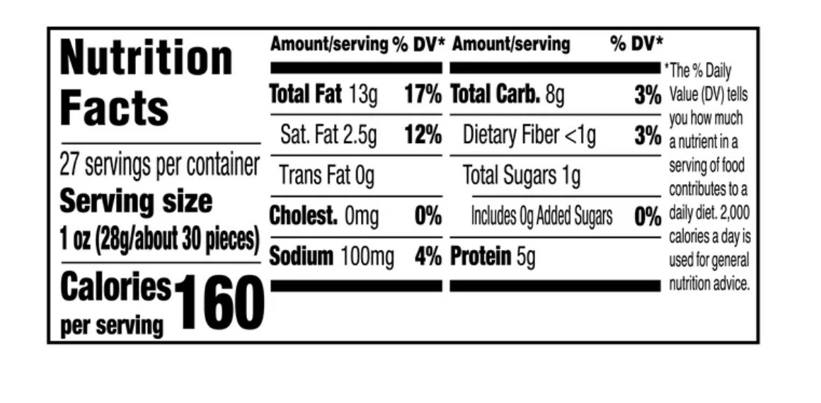 Great Value Cashew Halves & Pieces, 27 oz (PACK OF 2)