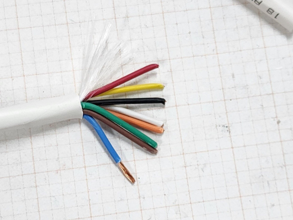 ComTran 34848 18/8C Plenum Stranded Security/Alarm/Control Cable CMP White /50ft