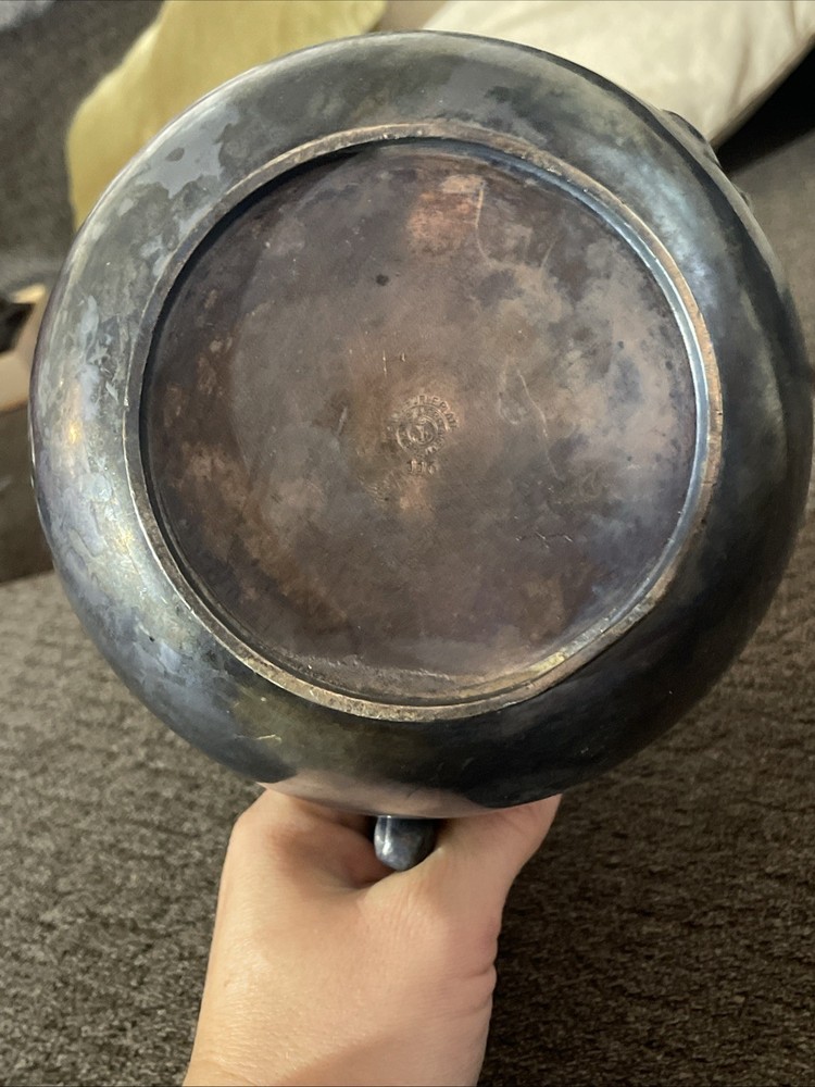 Serving Pitcher Antique Guadruple Plate Silver Plate Pitcher