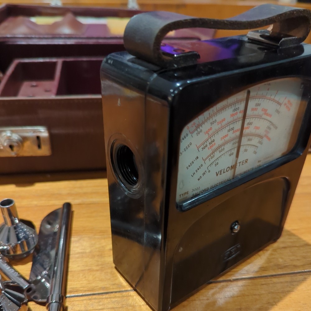 Vintage Velometer by Metropolitan-Vickers Electrical Co Ltd.