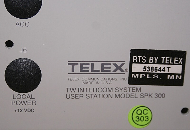 Telex RTS SPK 300