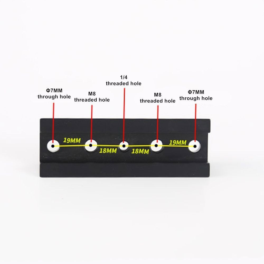 90mm Finder Scope Guide Rail Dovetail Plate Guide Scope Base for Astro Telescope