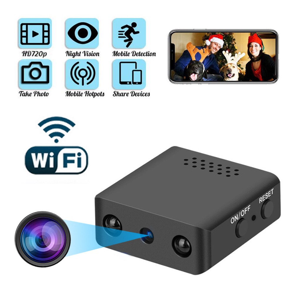 Smart Mini Wireless WiFi Camera Night Vision Motion Detect Home Security HD1080P