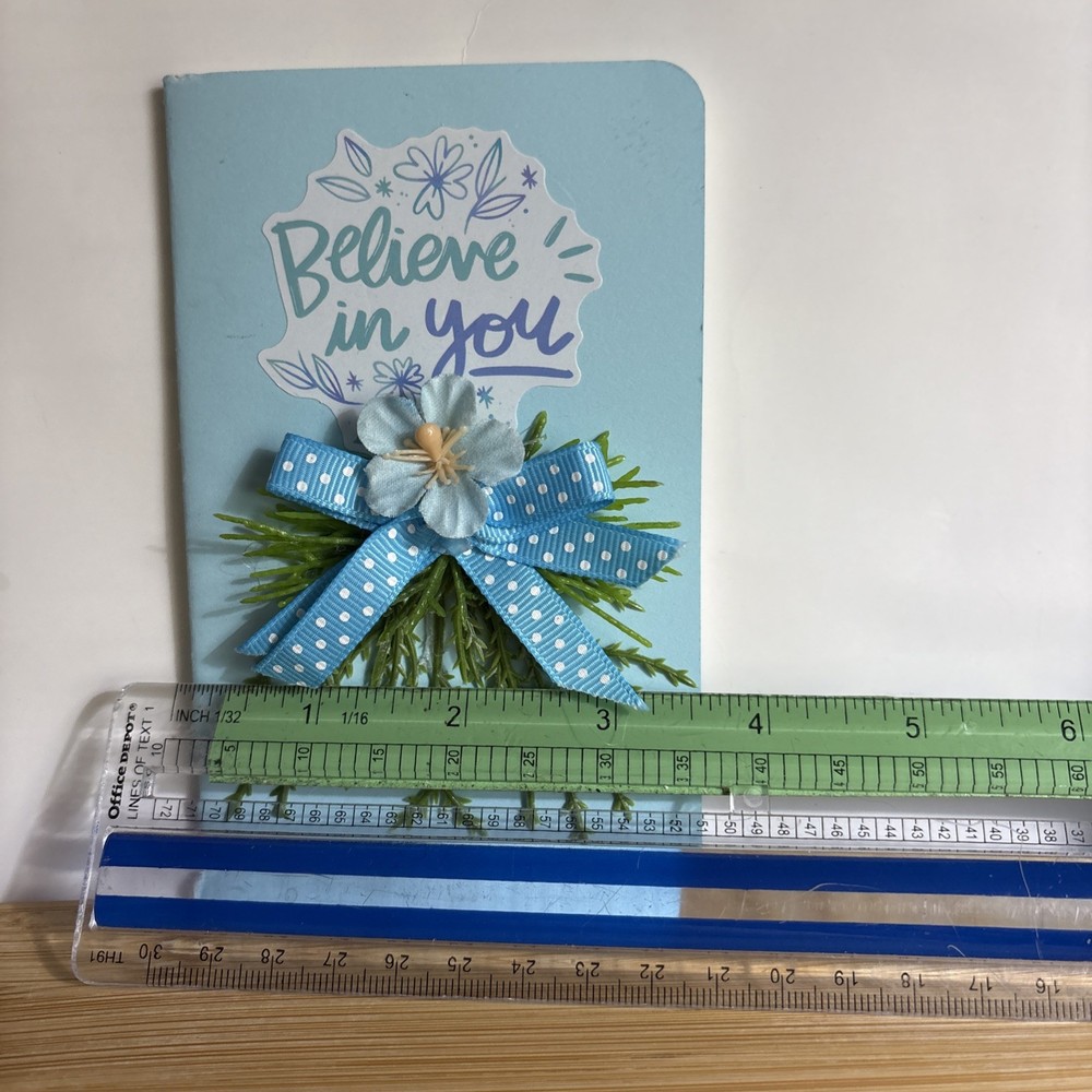 HANDCRAFTED BEADED PEN & NOTE PAD SET -believe in you