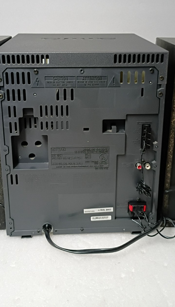Aiwa Hi Fi Stereo Component System Model NSX-D70 CASSETTE DOESN'T WORK CD OK