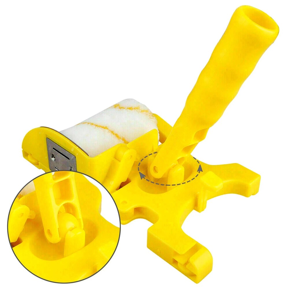 Multifunctional Clean-Cut Paint Edger Roller Brush Safe Tool for Wall Ceiling US