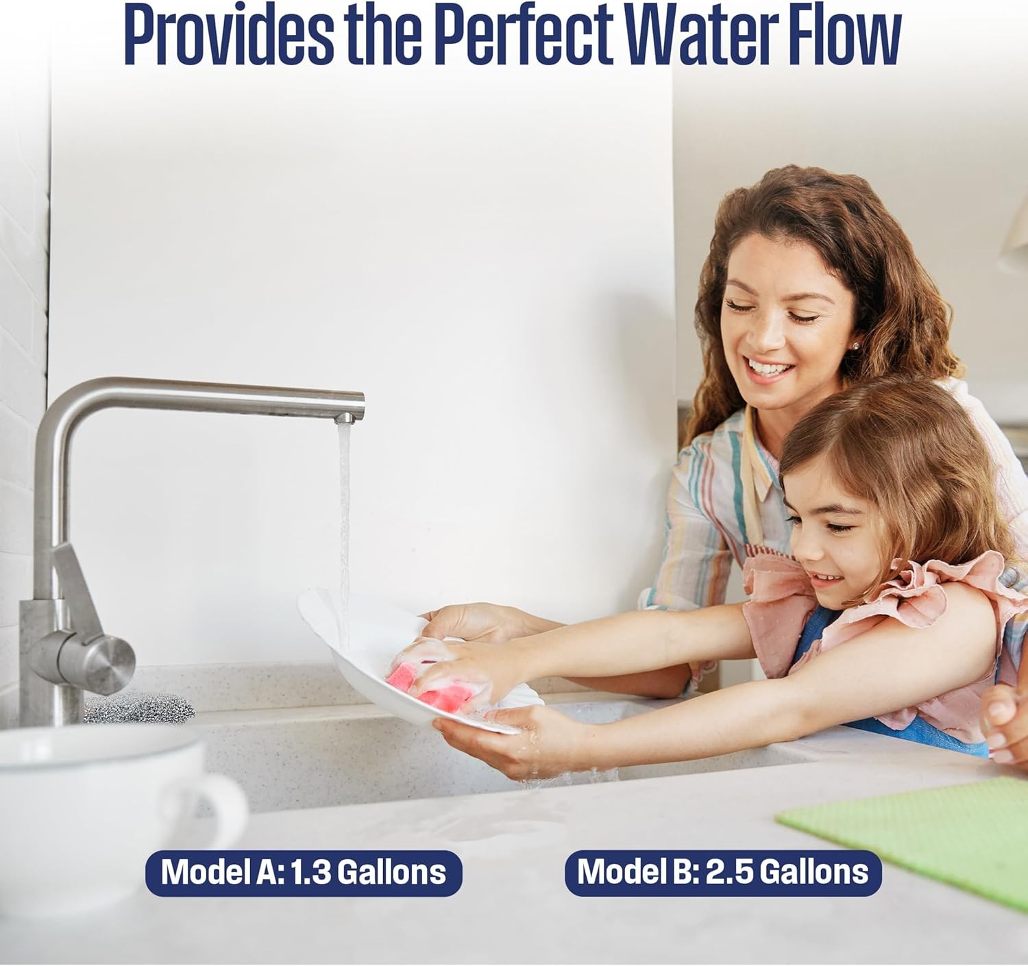 1.3 Gal Electric Mini-tank Water Heater 1440W Under Sink Water Heater - Used