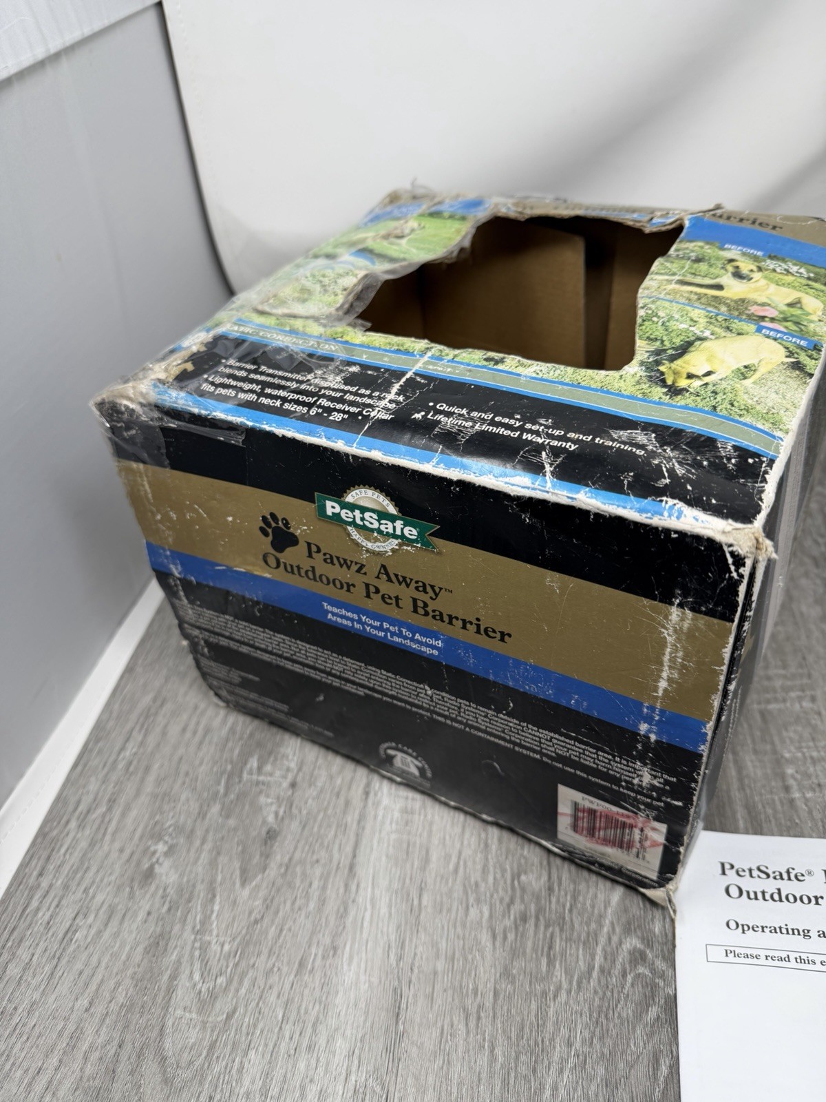 PetSafe Pawz Away Wireless Rock Outdoor Dog Fence Barrier PWF00-11923 OPEN BOX