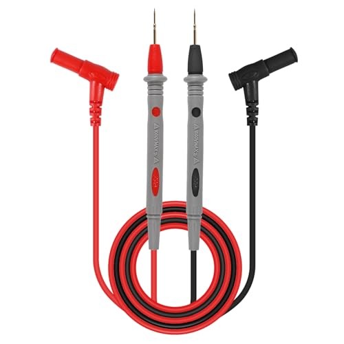 2 Sets Test Leads 1000V 20A Ultra-Sharp Test Probe Lead for Multimeter Meter