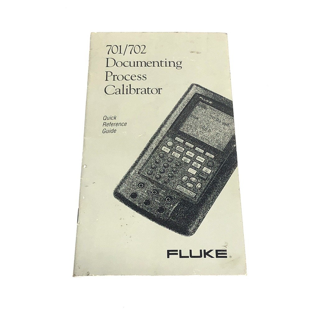 * MINT Fluke 701 702 Documenting Process Calibrator User Manual Quick Reference