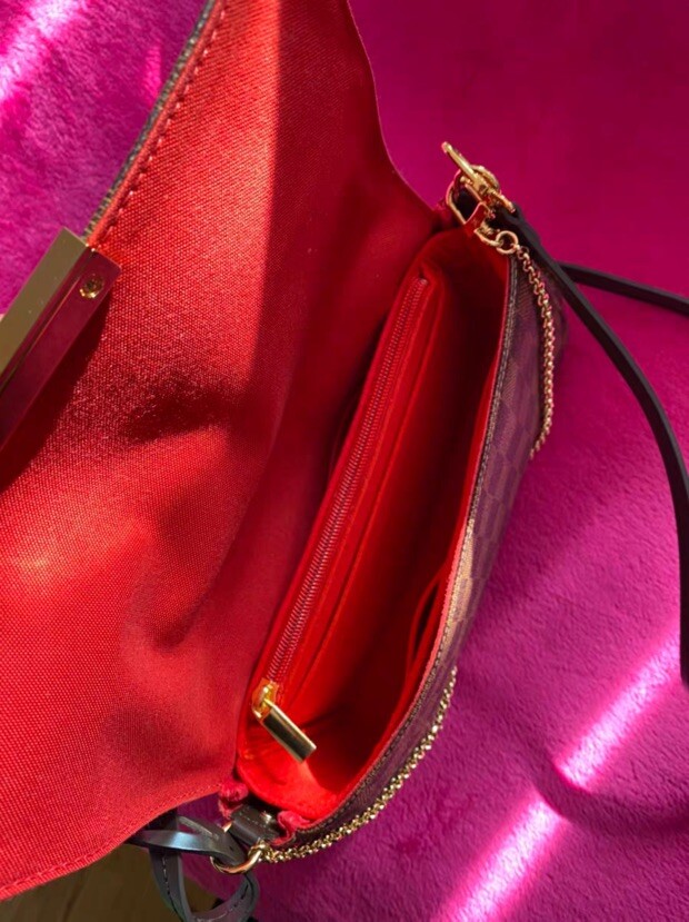 LV Favorite PM Red Felt Insert /Organizer/ Shaper/Protector- Ships Fast From US