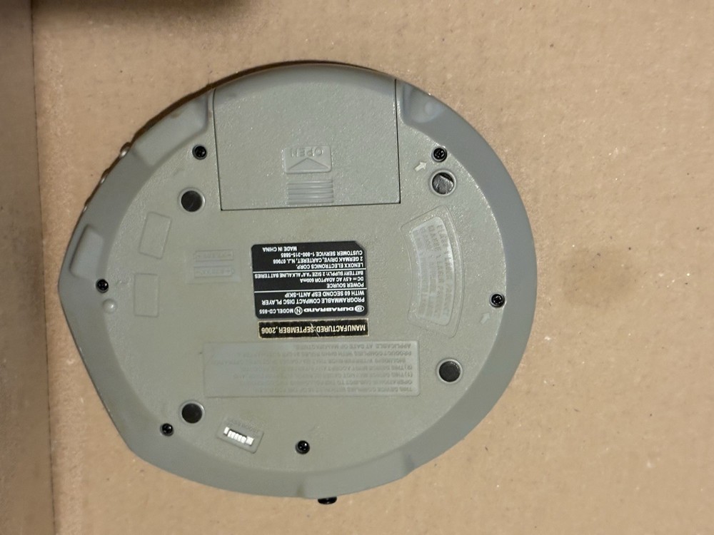 Durabrand CD-855 Portable CD Player LCD Display Purple Silver Random