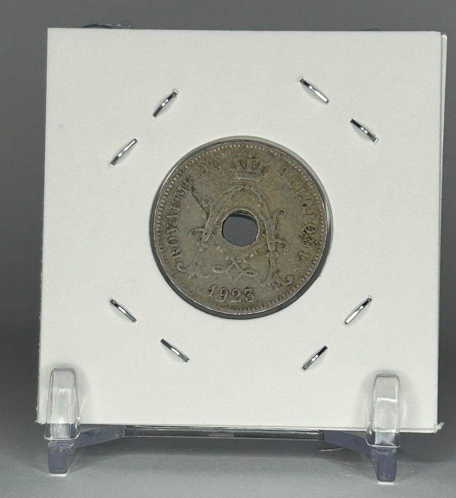 1923 Belgium - 10 Centimes Coin
