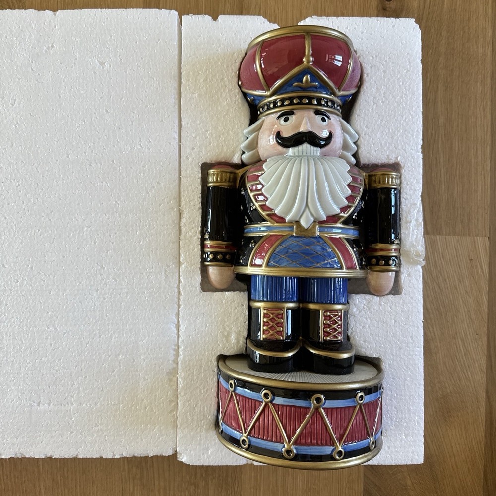 Fitz And Floyd Nutcracker Collection Small Candleholder 13" with Box 2005
