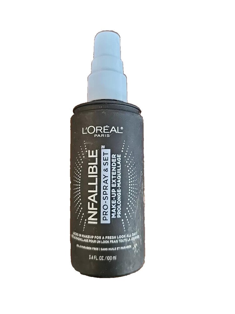 LOREAL Infallible Pro & Set Makeup Extender Setting Spray 3.4OZ-NEW WITH OUT CAP